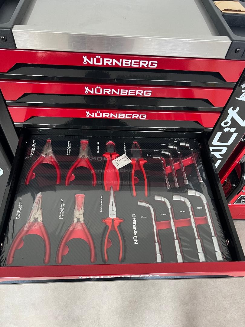 Servante d'atelier rouge