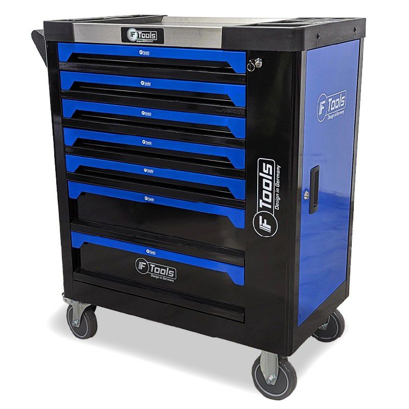 Servante d'atelier bleu